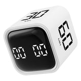 Portable Digital Timer Cube Style for Kitchen and Study Use White Color V1366-AZ2-W-19271