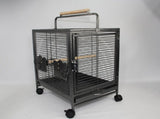 YES4PETS Small Bird Transport Budgie Cage Parrot Aviary Carrier With Wheel V278-TT16