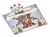 2024 Holiday Advent Calendar Dwarf Theme Countdown Calendar Ornament for Xmas Celebration Desk V1294-YM0901-3115240097511