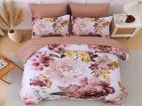 Pure Haven Pink floral 3Piece Comforter Set V745-MAB011080AJ3