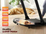 Everfit Treadmill Electric Walking Pad with Incline Foldable for Home Gym Black TMILL-400H-INC-BK