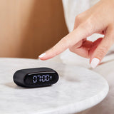Lexon Minut Mini Alarm Clock - Black V398-LD-LR154N