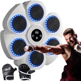 Bluetooth Boxing Machine Wall Mount White, Gloves Included, V178-66912
