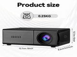 Black M3S 1080P Mini Projector USB-Powered Version Includes Manual V1221-BLACK-M3S-1080P-MINI-PROJECTOR-USB-POWERED-VERSION-INCLUDES-MANU