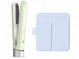 Green Cordless Mini Hair Straightener and Blue Curler and Heat Resistant Silicone Storage Mat - 3 V888-ELOSUNG56169-5