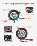 VEVOR Motorcycle Front & Rear Stand Lift 850lb Spoolift Paddock Swingarm Arm Red V952-YBSJZJHSTZ85ASDKKV0