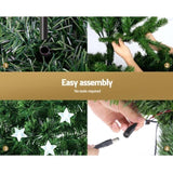 Jingle Jollys 1.2m Christmas Tree Optic Fibre LED Xmas tree Multi Colour XM-TR-LED-4F-GR