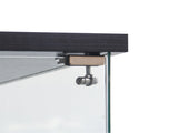 Stacked 169cm Tall Glass Display Cabinet 4 Tier DBOX1002-4-T-BK