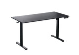 Ergonomic Kids Study Chair & Adjustable Electric Standing Desk Set Blue Chair & Black Desk V563-68416_-68303