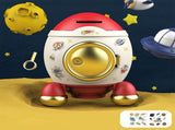 Cartoon Style Space Rocket Piggy Bank Money Bank Money Saving Jar Boys Girls Gift Romantic Pink Gold V1294-YM0703-3117230042013