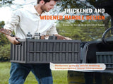 Collapsible Storage Bins with Lids, 65L 3 Packs, Folding Plastic Stackable Utility Crates with V952-KZDSLCWXHS64HOR3QV0