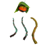 Horror Flower Statue Lifelike Detachable Decorative Ornament Resin Piranha Plant Figurine for Home V1294-YM0901-3111240169311