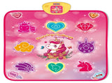 2-Pack Kids Multifunctional Electronic Dance - Unicorn & Purple Ornament Theme Play V888-ELOSUNG39963