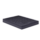 Giselle Bedding 3-Zone Pillowtop Mattress Topper 1000GSM for Back Pain Relief Washable with 45cm TOPPER-3ZONE-CHAR-S
