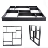 10Grids Garden Paving Brick Patio Concrete Slabs Maker Path Driveway Stone Mould V767-6EJJ26