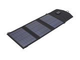 Solar Charger Portable Foldable Polysilicon Solar Power Bank with Hooks for Camping 10.5W 5V V1294-YM0716-3114220065711