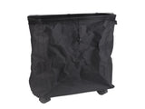 4 Roll Wheels Laundry Basket with Handles Oxford Cloth Storage Bin for Household Sundries Black V1294-YM0521-3117230008012