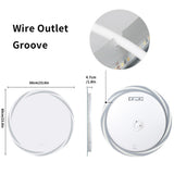 Round LED Anti-Fog Backlit Bathroom Mirror V767-XMR-Y18-928-AU