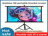 60in Portable and mobile projection screen with tripod stand, 169 HD format, suitable for home V1102-TYYPM001