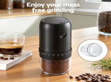 Devanti Electric Coffeeer USB-C Rechargeable Portable Coffee Beaner with 40 Precise CF-G-E-40