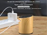 Wood Grain Waterless Essential Oil Air Diffuser Car USB Aromatherapy Nebulizer Rechargeable Mist V1192-AZ-W-13989