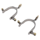1 Pair Horse Spurs Stainless Steel Exquisite Cowboy Boot Spurs for Horse Training V1294-YM3111220275111-0421
