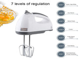 7 Speeds Household Handheld Electric Egg Beater with Rods for Eggs Beating Dough KneadingEU Plug V1294-YM0901-3113200043112