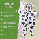 Cow Fancy Dress Fan Inflatable Costume Suit V63-825801