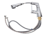 Pull Down Kitchen Faucet Stylish Electroplating Universal Telescopic Hose Kitchen Sink Faucet with V1294-YM0901-3112240036811