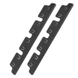 2 Pairs Stove Counter Gap Covers Black Color 35x10CM Adjustable Stove Gap Guard for Kitchen V1294-YM0901-3118240253711