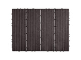 Interlocking Deck Tiles, 10 Pack,12"x12" 10 sq. ft Plastic Waterproof Outdoor Flooring All Weather V952-HDDBSL4TBTSZNBR2SV0