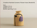 Morandi Painted Ceramic Vase Set Modern Home Decor for Flowers Other Luxury Styles V1107-CS-MLDHPSJT