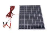 Solar Panel 15W 18V High Efficiency Polycrystalline Solar Panel Kit with Clip for Car RV Marine V1294-YM0703-3114230072511