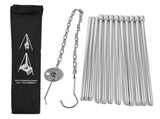 4 Section Campfire Tripod Portable Aluminum Alloy Hanging Pot Tripod for Outdoor V1294-YM0523-3111210336011