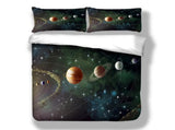 Galaxy Orbit Planets Quilt / Doona / Duvet Cover set V745-AQ043799Q3