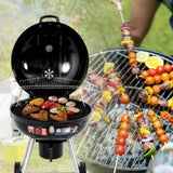 Outdoor BBQ Smoker Portable Charcoal Roaster V264-OTF-518S-BLK