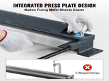 Box and Pan Brake, 1220 mm 15 mm, 0-130 Degrees Sheet Metal Bending Brake, Portable Mini Metal V952-WQZDQ48YC20GX38GOV0