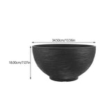 Hydroponic Daffodil Planter Black Plastic Large Deep Flowerpot for Planting V1369-AZ3-W-20932