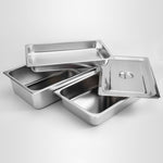 SOGA 6X Gastronorm GN Pan Full Size 1/1 GN Pan 15cm Deep Stainless Steel Tray GASTRONORMPANS5405X6