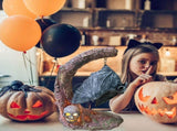 Halloween Resin Pumpkin Bat Decorations Lights Halloween Decor Lanterns Night Light Lamp V1294-YM0715-10347030