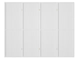 Artiss 4 Panel Room Divider Screen 164x170cm Pegboard White RD-HLW01-4P-WH