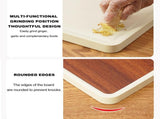 Double-sided cutting board - Serving board - Drinks board - Wooden cutting board - Kitchen board V1189-WXF-260203-00214