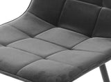 Levede 8x Dining Chairs Kitchen Velvet Grey CH1057-FL-4-GYX2