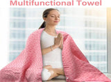Non Slip Microfiber Yoga Mat Towel With Mesh Carry Bag Quick Dry Sweat Absorbent For Hot Yoga V1237-ZY-807-128