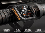 Njord Gear Indestructible Tactical Smartwatch Military Grade & Rugged - Orange V1181-EHN0039-OR
