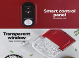 Devanti Ice Maker Machine 15kg Nugget Chewable Ice Cube IM-ZB15N01-RED