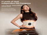 EMS Red Light Pulse Massage Belt with Heat, Portable Wearable Muscle Stimulator for Waist, Arm and V1341-ZY-KLN4LKUB-B