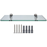 Bathroom Glass Shelf WallMounted Zinc Alloy Storage Rack Bathroom Accessory for Home V1294-YM0714-3112210067911