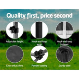 Instahut Gazebo Pop Up Marquee 3x4.5 Folding Tent Wedding Gazebos 500D Black GAZEBO-C-3X45-DX-BLACK