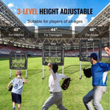 9 Hole Baseball Softball Pitching Net 9 Pocket Hitting Practice 28"x27" V952-DXGBQTQW2826IBCOYV0